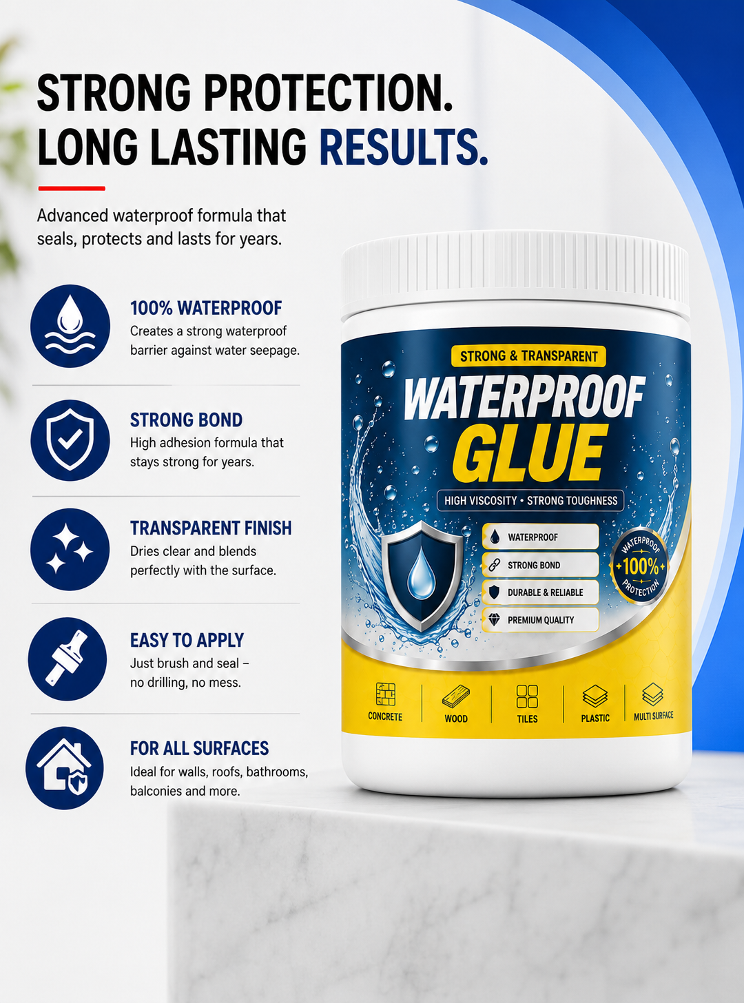 Devorashop® ClearSeal™ Waterproof Glue